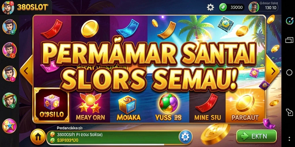 Tampilan gameplay <strong>380SLOT</strong> dengan grafik yang menarik dan tema inovatif.