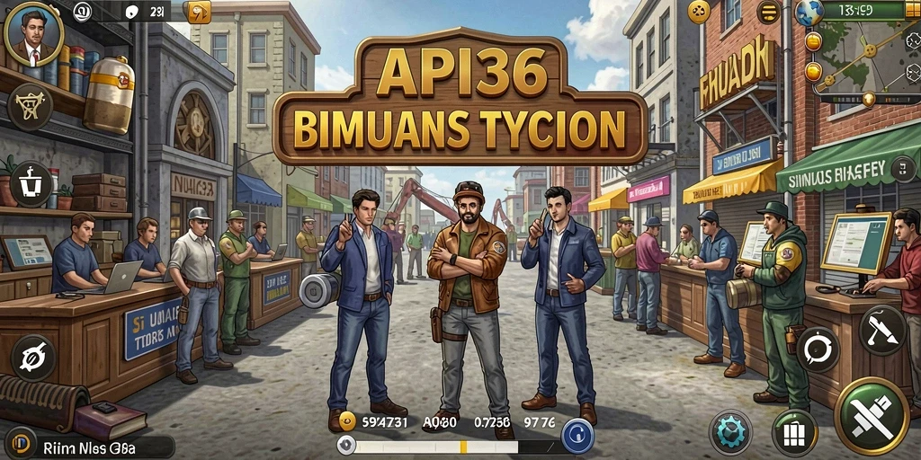 Tangkapan layar gameplay API36 dengan aspek Tycoon yang menarik.