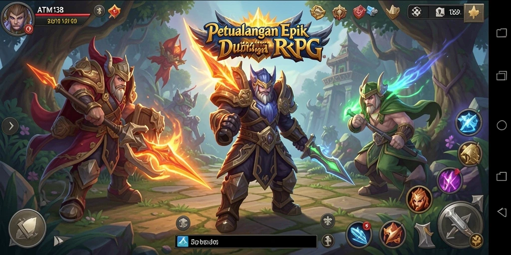 Gameplay RPG seru dan penuh petualangan di ATM138.