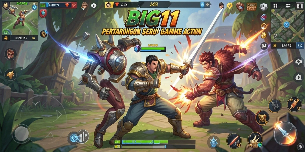 Tampilan gameplay seru dari BIG11 dengan aksi yang mendebarkan.
