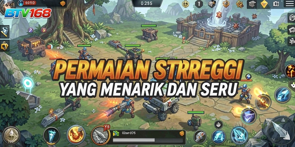 Tampak menarik dari gameplay BTV168 dengan banyak pertarungan strategi.