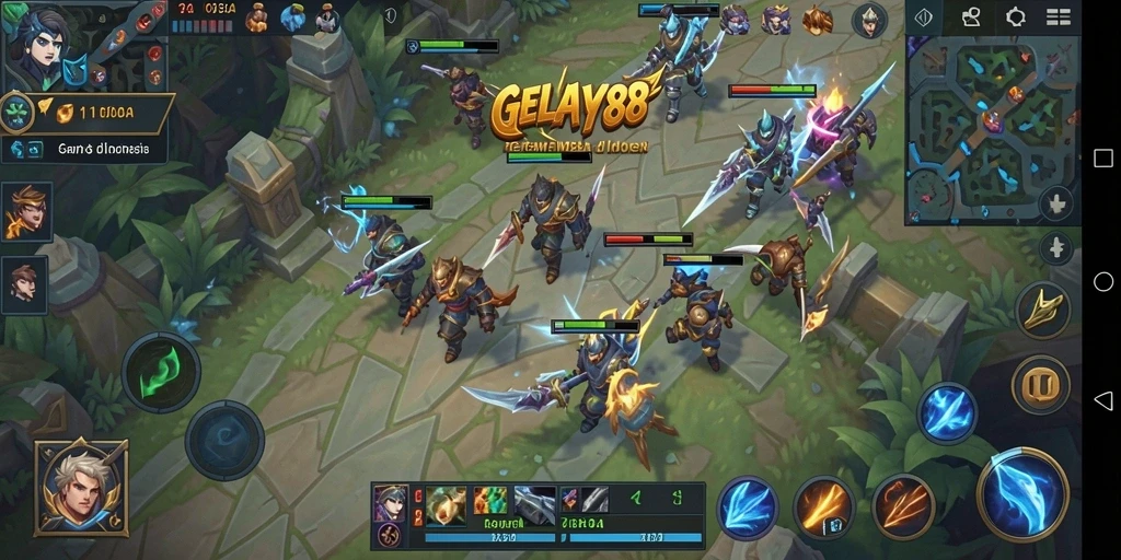 Tampilan gameplay seru dan dinamis dari GELAY88.