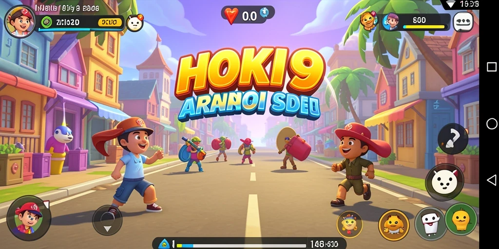 Tampilan gameplay HOKI9 dengan efek visual yang menawan.