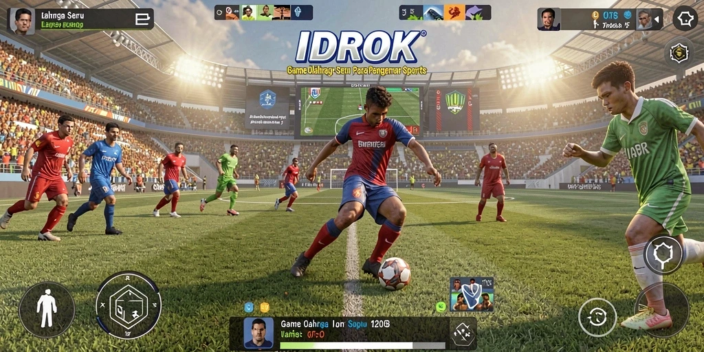 Gameplay menarik dari IDROK dengan berbagai cabang olahraga.