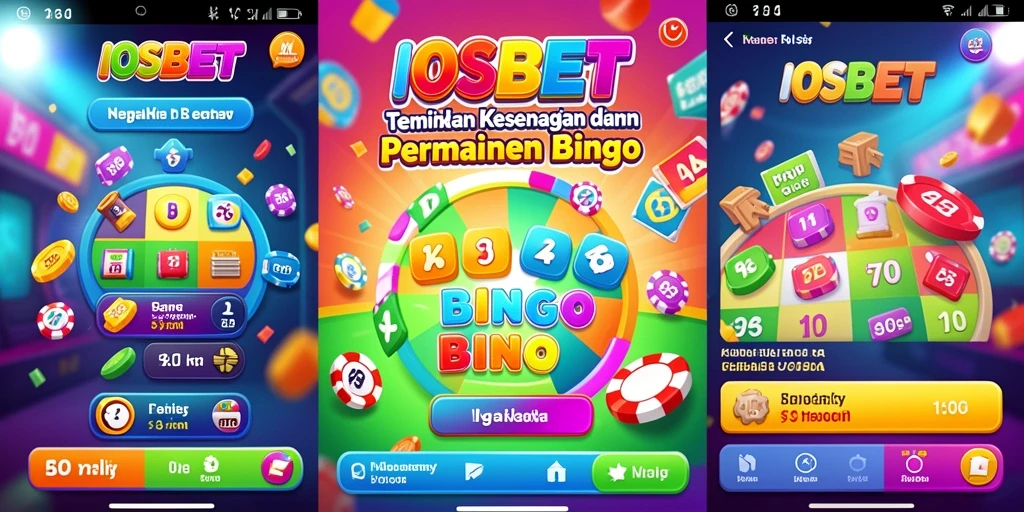 Tampilan utama IOSBET menampilkan gameplay Bingo yang seru.