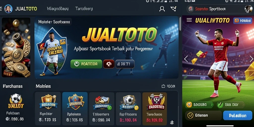 Tampilan gameplay Sportsbook JUALTOTO yang menarik dan interaktif.
