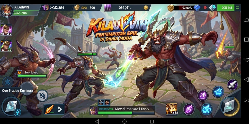 Screenshot gameplay KILAUWIN menampilkan aksi pertempuran yang intens.