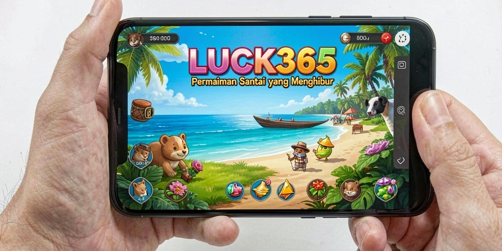 Tampilan gameplay LUCK365 yang penuh warna dan seru.