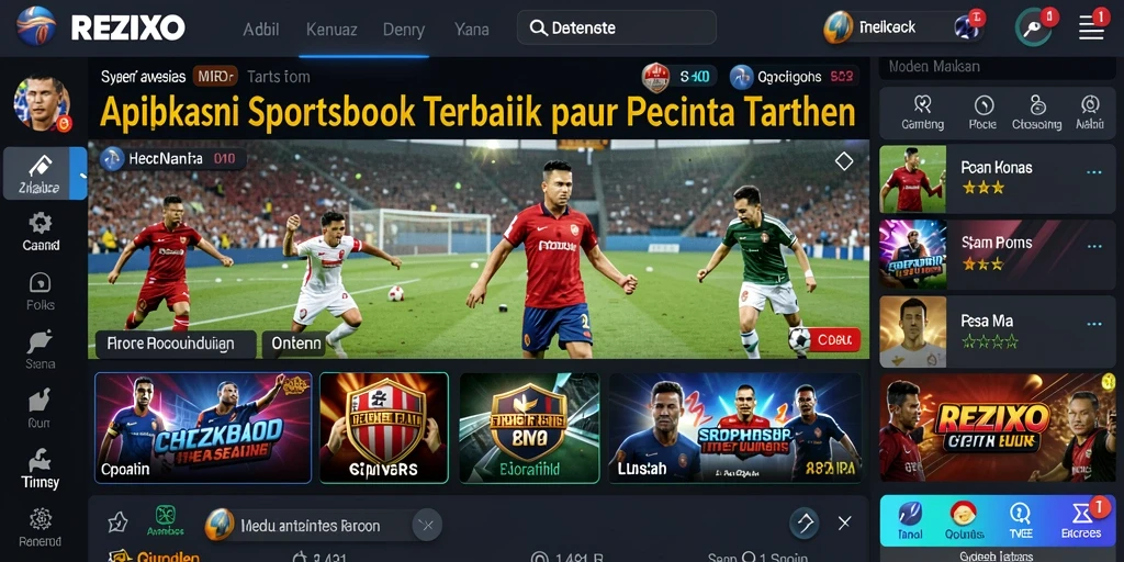 Tampilan gameplay REZIXO yang interaktif dan penuh aksi.