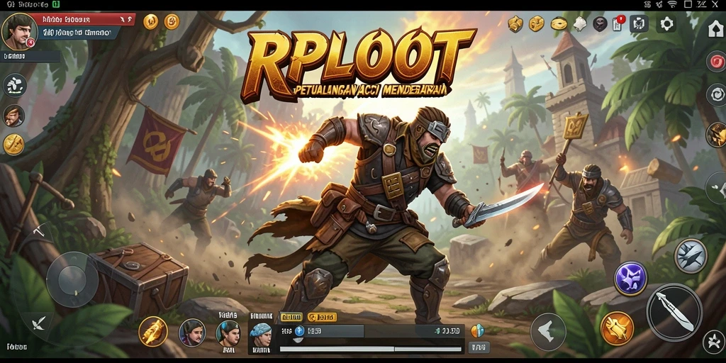 Screenshot tampilan aksi mendebarkan dari RPLOOT yang mengasyikkan.