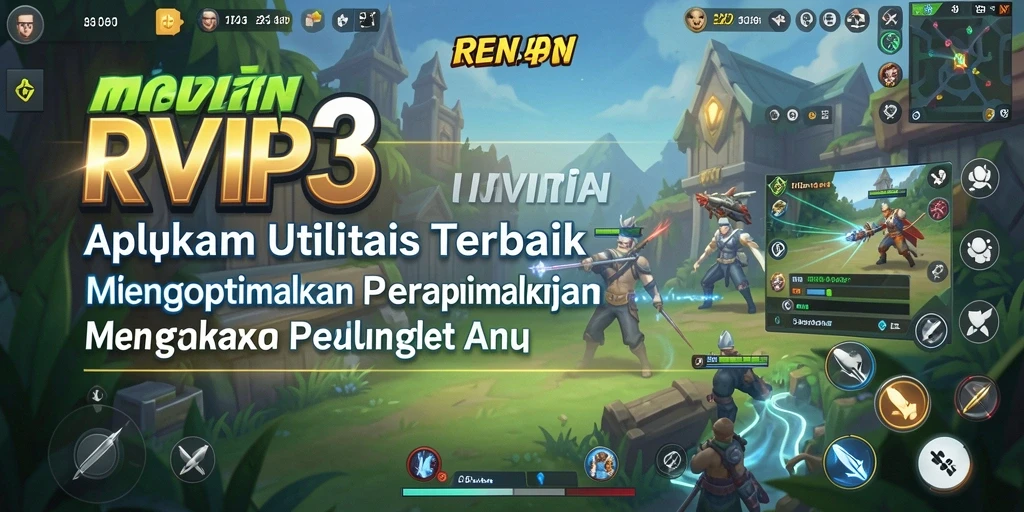 Tangkapan layar dari RVIP3 menampilkan tampilan antarmuka intuitif dan fitur utilitas yang beragam.