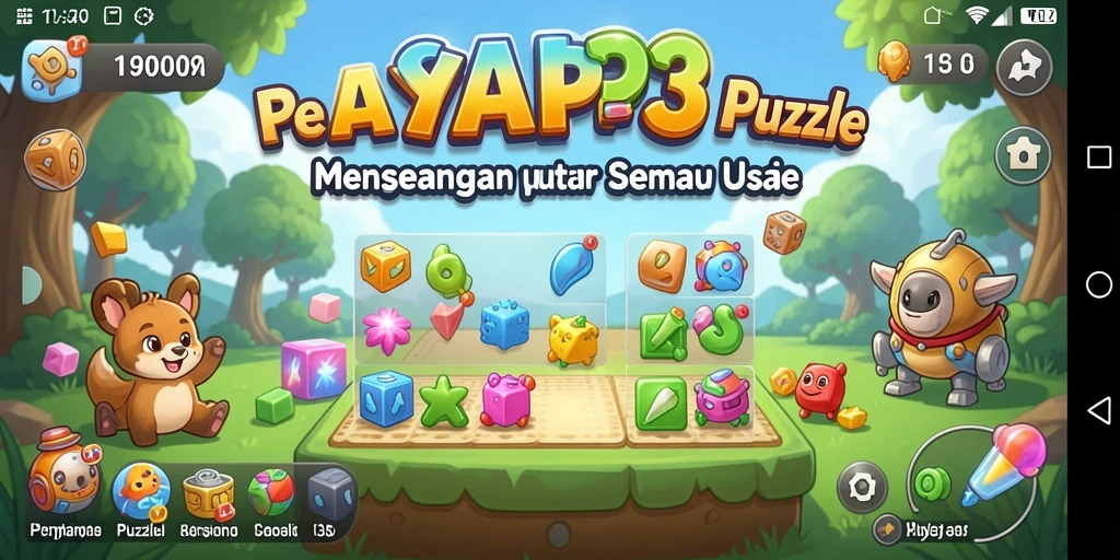 Tampilan gameplay menarik dari SAYAP33 dengan teka-teki yang menantang.