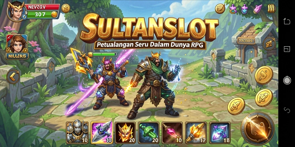 Gameplay seru di dunia fantasi SULTANSLOT.