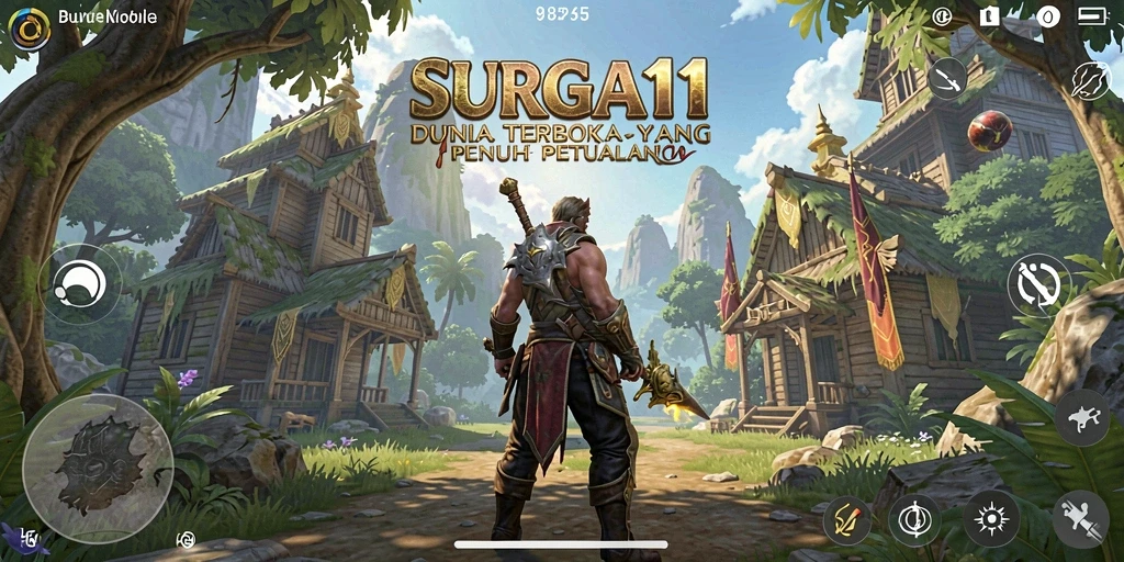 Screenshot gameplay SURGA11 menampilkan petualangan mendalam di dunia terbuka.