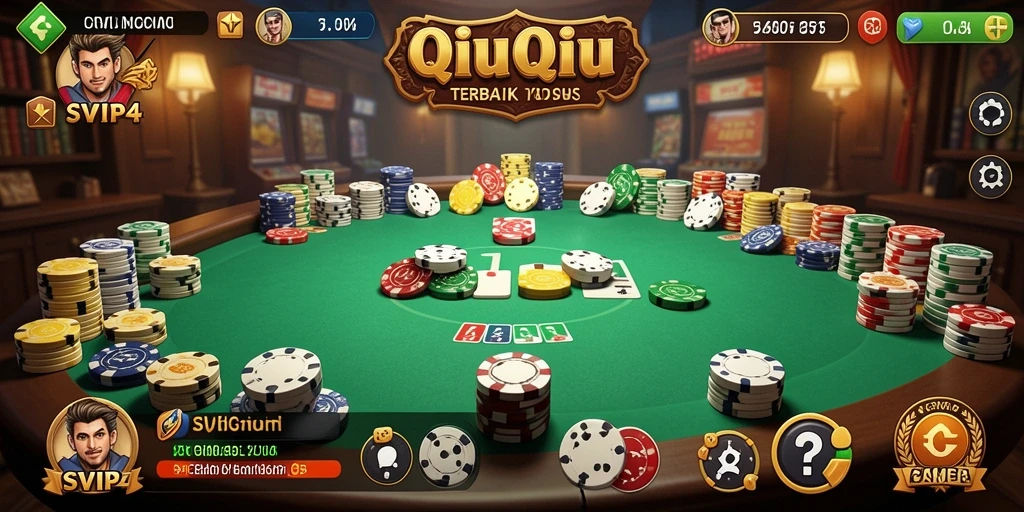 Tampilan gameplay seru dalam SVIP4 yang menampilkan aksi QiuQiu.