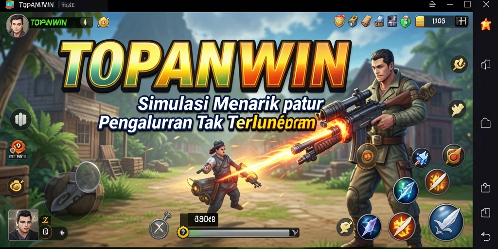 Screenshot gameplay TOPANWIN yang menunjukkan kreativitas dalam simulasi.