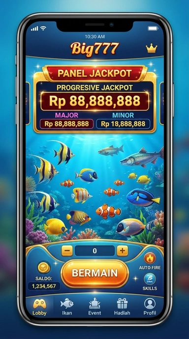 Tampilan antarmuka pengguna big777 yang menarik.